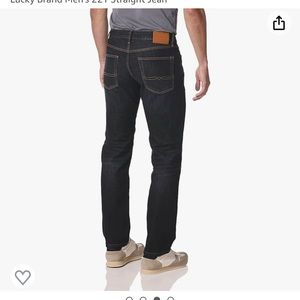 BNWOT Lucky Brand 221 Straight Leg Jean in Winslow. size 38/32